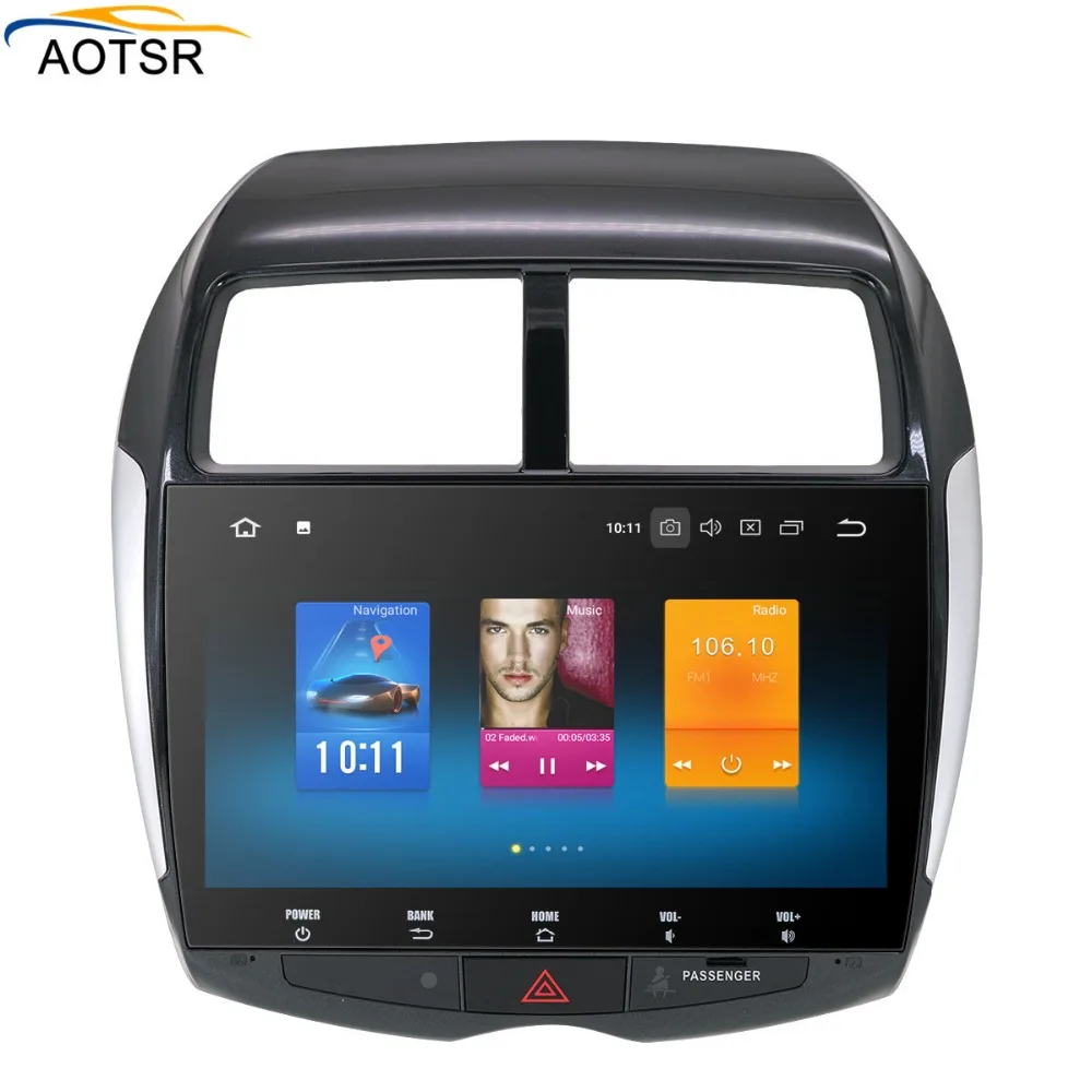 Top Newest Android8.0 GPS Navi for Mitsubishi ASX RVR 2010+ Outlander sport autoradio navigation head unit multimedia stereo 4Gb Ram 1
