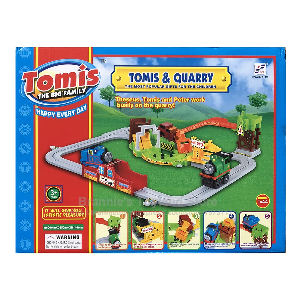 

Electric Thomas & Quarry Trains Track Set Trackmaster Model Road Educational Preschool Toys For Kids Diecasts & Toy Vehicles