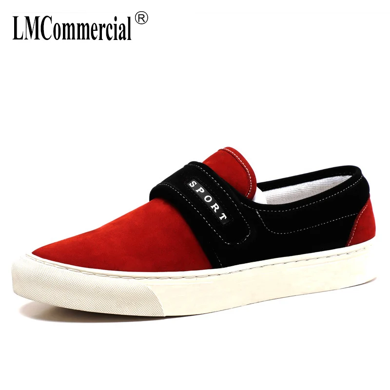 

Spring summer youth casual shoes men all-match cowhide breathable sneaker men's lazy Leisure shoes Genuine Leather loafer shoes