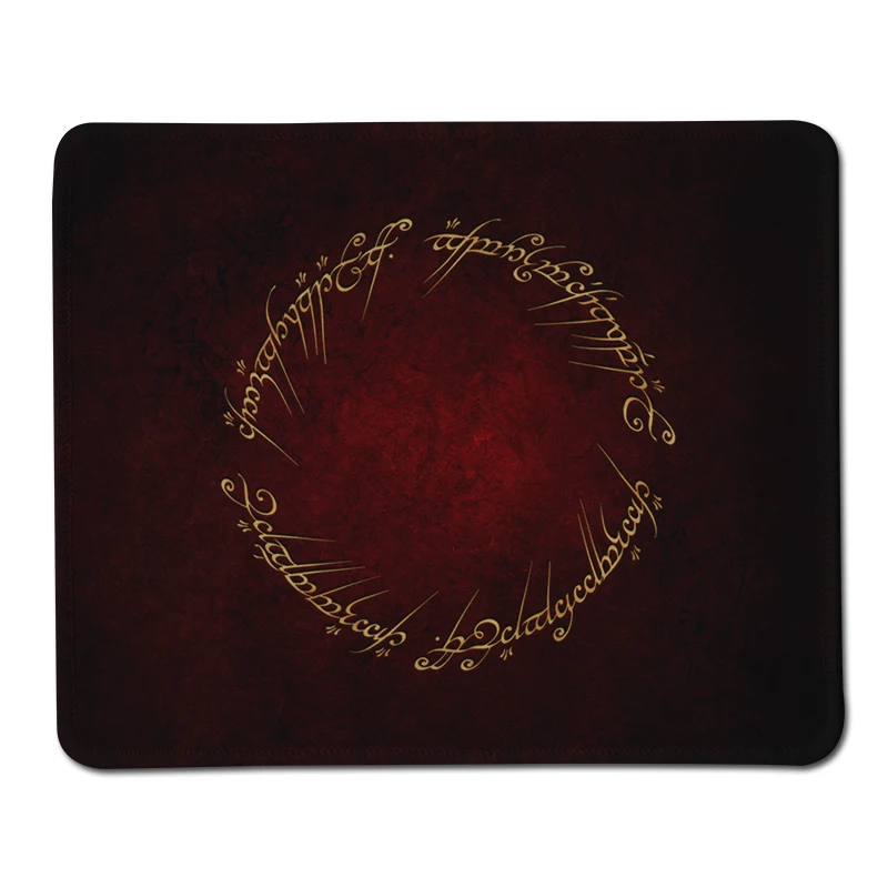 100 New Orignal Stitched Edge Mousepad The Lord of the Rings Style Non Slip Rubber Gaming