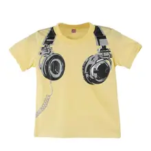 Одежда для мальчиков, детские летние повседневные топы с короткими рукавами для мальчиков, блузки, футболка с забавным принтом, 0713