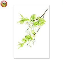 Белый цветок Североевропейский свежий Европейский ручная роспись Современный домашний декор живопись по номерам простые и свежие растения