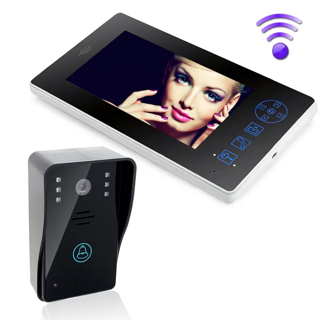 Koop 7 "Draadloze Video Deurtelefoon Video Monitor Video