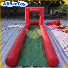 Надувные игры в боулинг, вечерние надувные игрушки, детский мяч для боулинга и воздуходувки, все в комплекте
