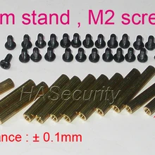 19 мм(12 шт.) Латунная Статуэтка/скоба/Дырокол с M2-4mm винтом(24 шт.) для камеры безопасности модуль печатной платы установка в сборе