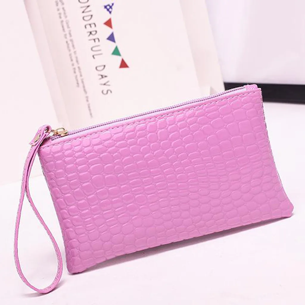 

2019 New Coin Purses 1pc Portable Women PU Leather Clutch Handbag Bag Coin Purse Girl's Alligator Purse Wallet Female #YL