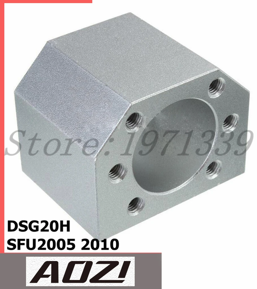 

New DSG20H Ballscrew Nut Housing Bracket Holder High Quality For SFU 2005 SFU 2010 Aluminium Alloy Material CNC Parts