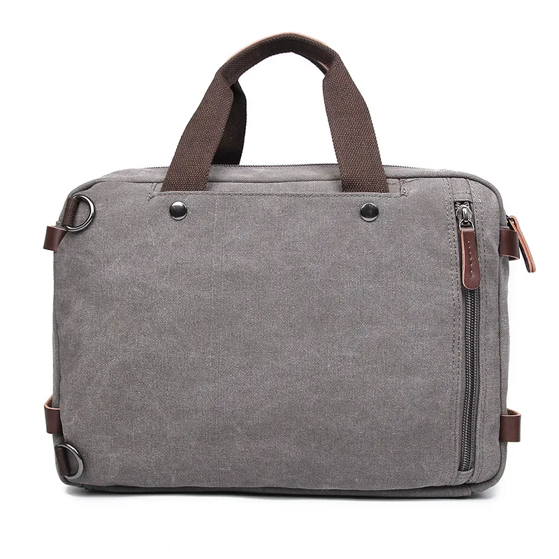 Винтажная Мужская холщовая мужская сумка-рюкзак, мягкие сумки, школьная сумка, Мужская многофункциональная сумка для ноутбука 9030J