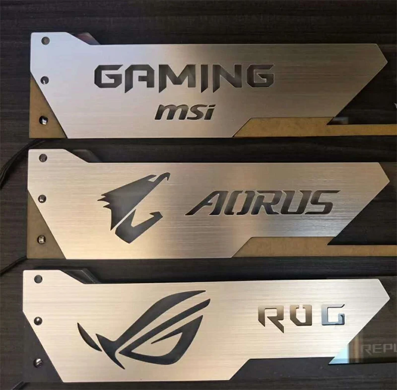 Графика карты Кронштейн держатель ROG AORUS MSI NVIDIA каркас gpu Блок поддержки Совместимость asus/msi материнская плата 5v 3pin/12v 4pin