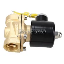 110 V AC 3/" Электрический электромагнитный клапан воды воздуха N/C 3/4" 2W-200-20