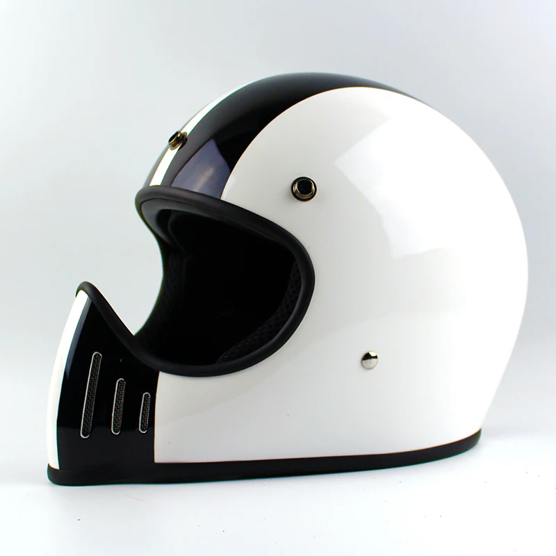TT&CO Japan Full Face Ghost Rider Motorcycle Helmet Motorbike Retro With Shield 