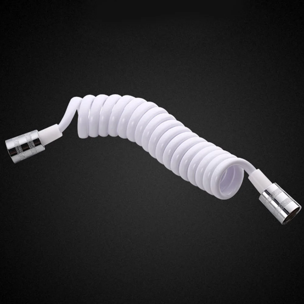 السباكة خراطيم ABS الربيع خرطوم استحمام مرن للمياه السباكة بيديه للحمام مسدس بخاخ ملحقات الحمام 1.5 m/2 m/1.8 m