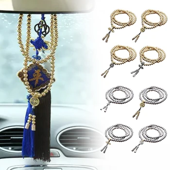 

New 108 Buddha Beads Full Steel Necklace Chain Outdoor Self Defense Hand Bracelet Chain EDC Personal Protection Multi Tools