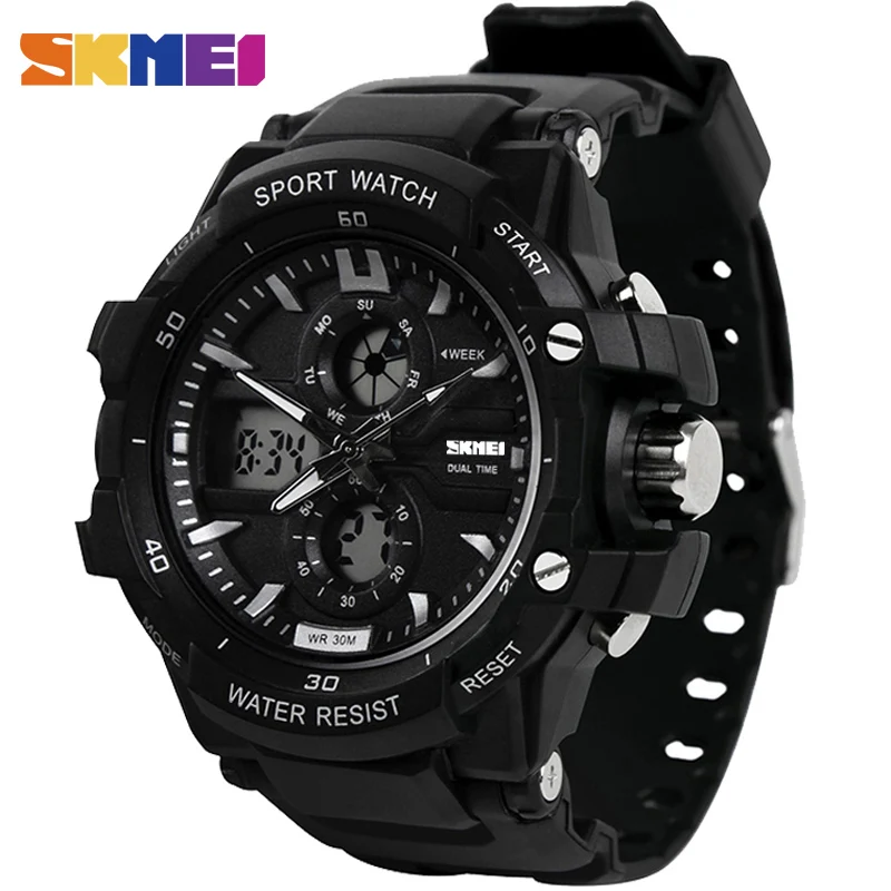 Prix pour Skmei Hommes Sport Montres LED Numérique Quartz Montre Dual Time Résistant À L'eau En Plein Air Relogio Masculino Homme Montres 0990 Prix pour Skmei Hommes Sport Montres LED Numérique Quartz Montre Dual Time Résistant À L'eau En Plein Air Relogio Masculino Homme Montres 0990