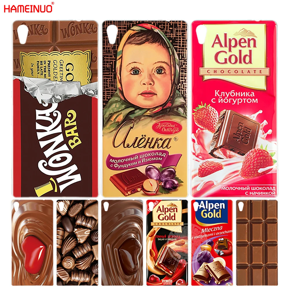 

HAMEINUO alenka bar wonka chocolate Cover phone Case for sony xperia z2 z3 z4 z5 mini plus aqua M4 M5 E4 E5 C4 C5