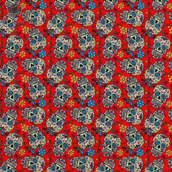 

Free Shipping Black Red Colorful SKULL Hydrogarphic Film transfer hydro water transfer printin Aqua print film. 50cm HFD102