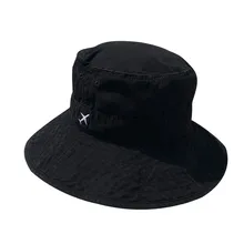 Хлопковая ручная вышивка самолет узор Рыбацкая шляпа летняя уличная Женская Мужская шляпа Harajuku Кепка с покрывалом широкая Кепка Панама