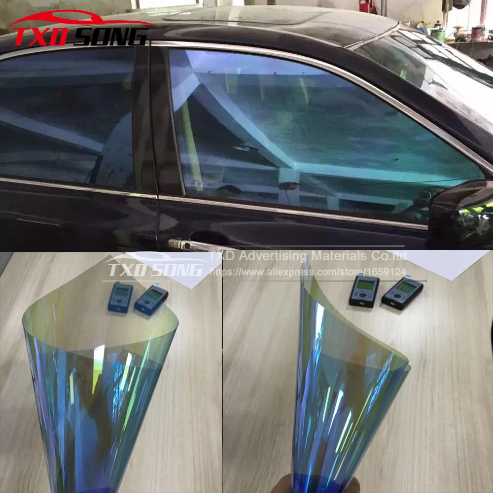 Тонировочная пленка TXD для окон автомобиля 50 х30 0 см/комплект|solar uv|window chameleon tintcar
