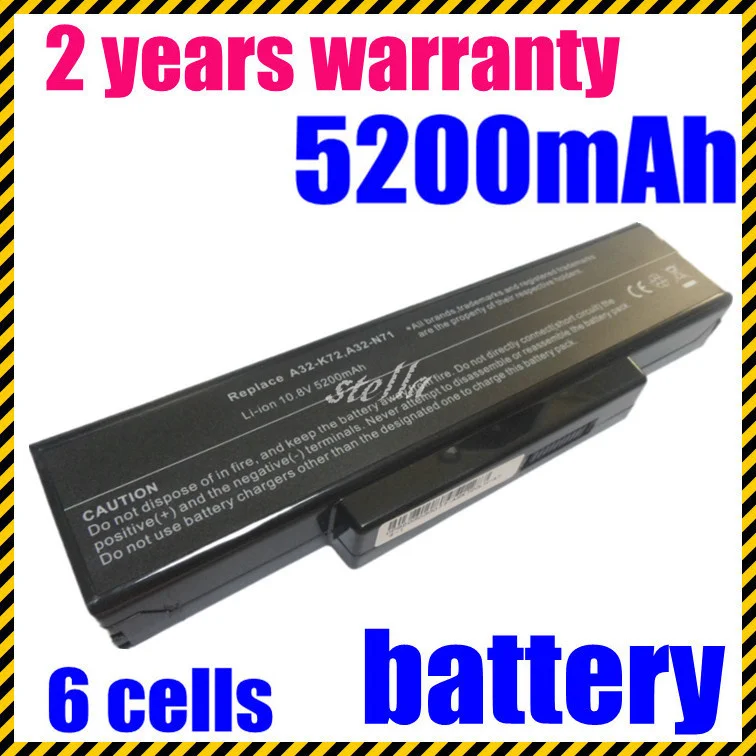 laptop battery for Asus A32-N71 A32-K72 K72 K72F K72D K72DR K73 K73SV K73S K73E N73SV 6 cells