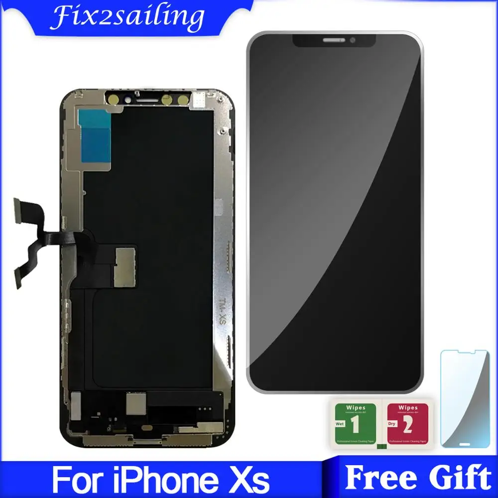 

100% New Test Grade Tianma OLED For iPhone XS LCD Display Touch Screen With Digitizer Replacement Assembly Parts