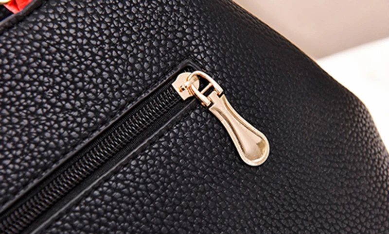 Fashion Stitching Handbag For Women Leather Crossbody Bags Female Messenger Shoulder Tote Lady Purse Bolsa Sac A Main SS7242 (12)
