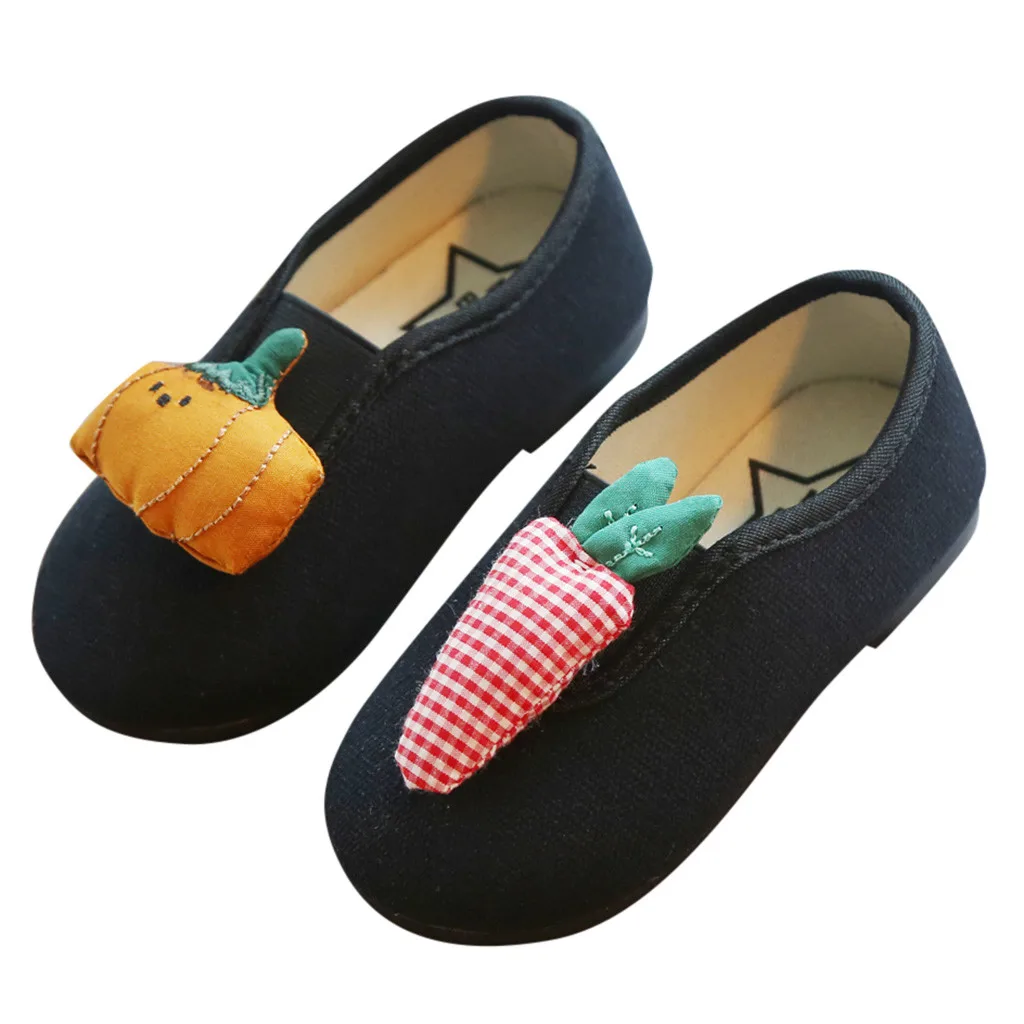 MUQGEW унисекс детские Нескользящие сапоги из парусины обувь для малышей младенцев детская одежда для маленьких мальчиков Модная одежда для девочек фруктовый модельная обувь; лоферы