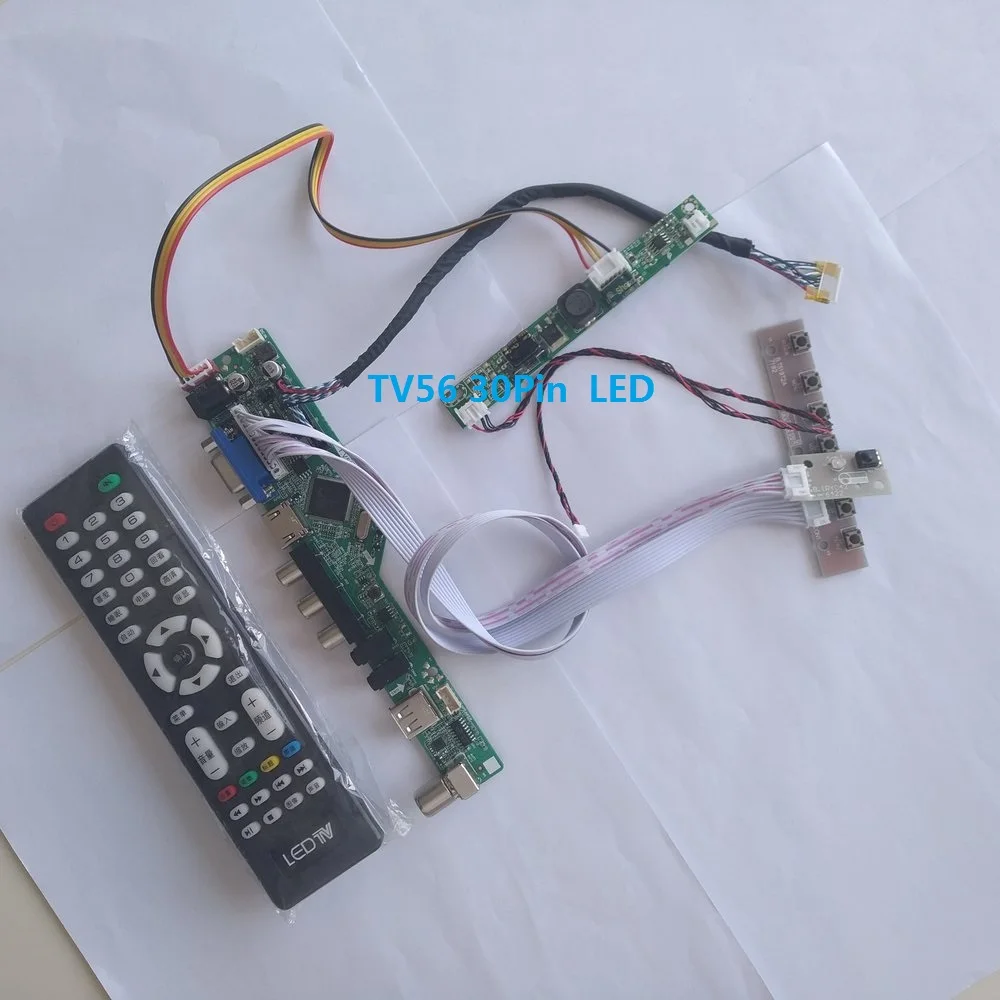 

kit for M215HW01 V6 21.5" 30pin LED LVDS VGA HDMI 1920X1080DIY CVBS USB LCD TV AV Panel monitor Controller board