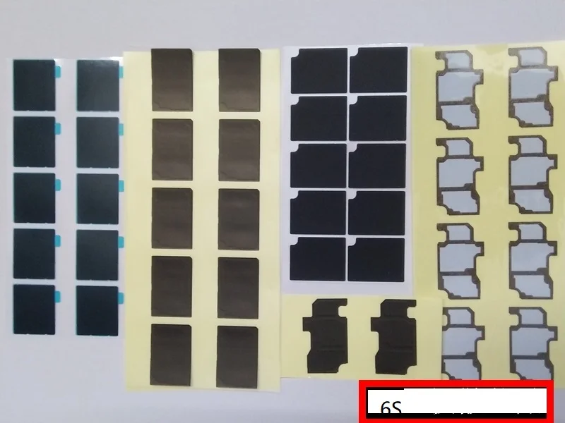 

for iphone 6 6s 7 8 plus X XR XS MAX motherboard repair cooling stickers with printing code motherboard shield heat stickers