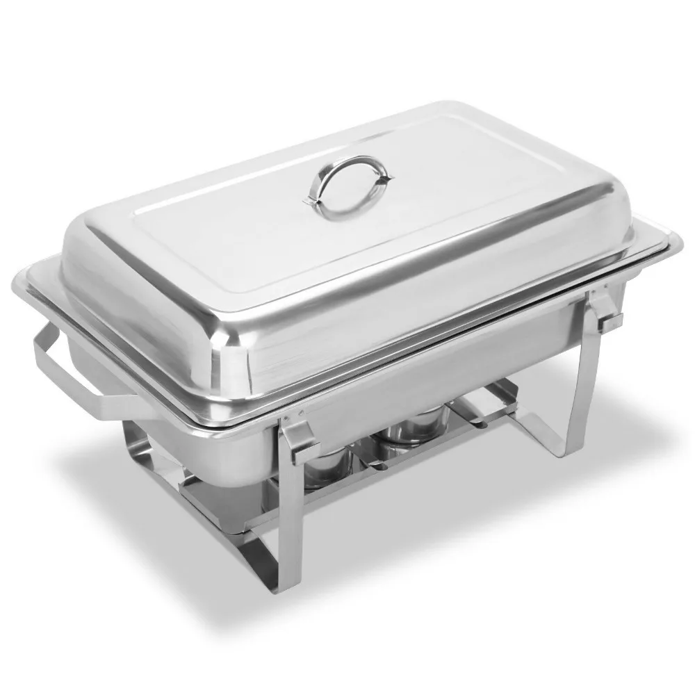  Stainless Steel Buffet Set Round in Home & Garden Kitchen Tool Siver - 33018333134