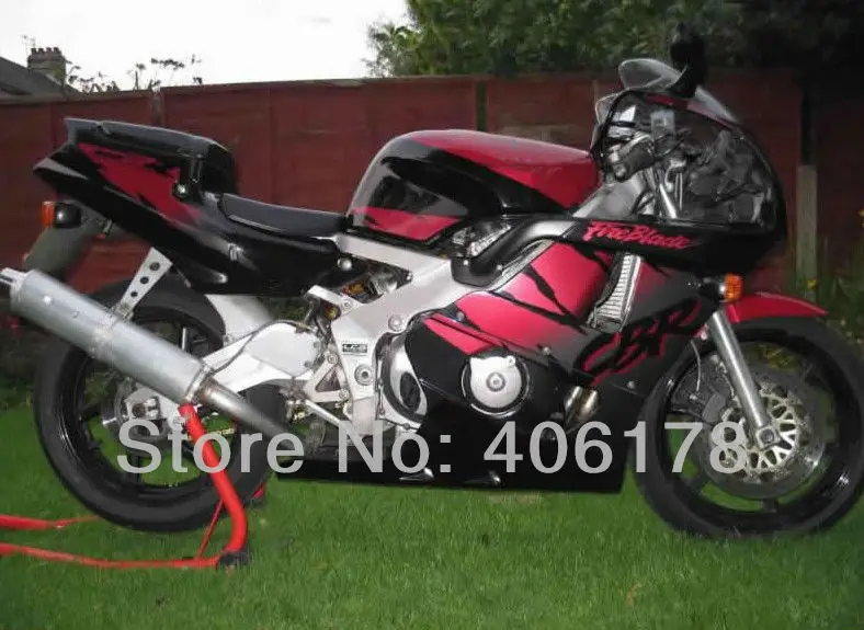 Комплект обтекателей для Honda 93 94 95 97 98 CBR400RR NC29 1990-1998 красно-черный уличный комплект