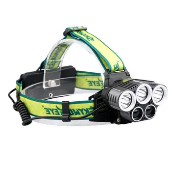 

SKYWOLFEYE 32000 LM T6 5X LED Headlight Rechargeable Ultra Bright 18650 Battery Hunting Fishing Light With USB Cable Wholesale
