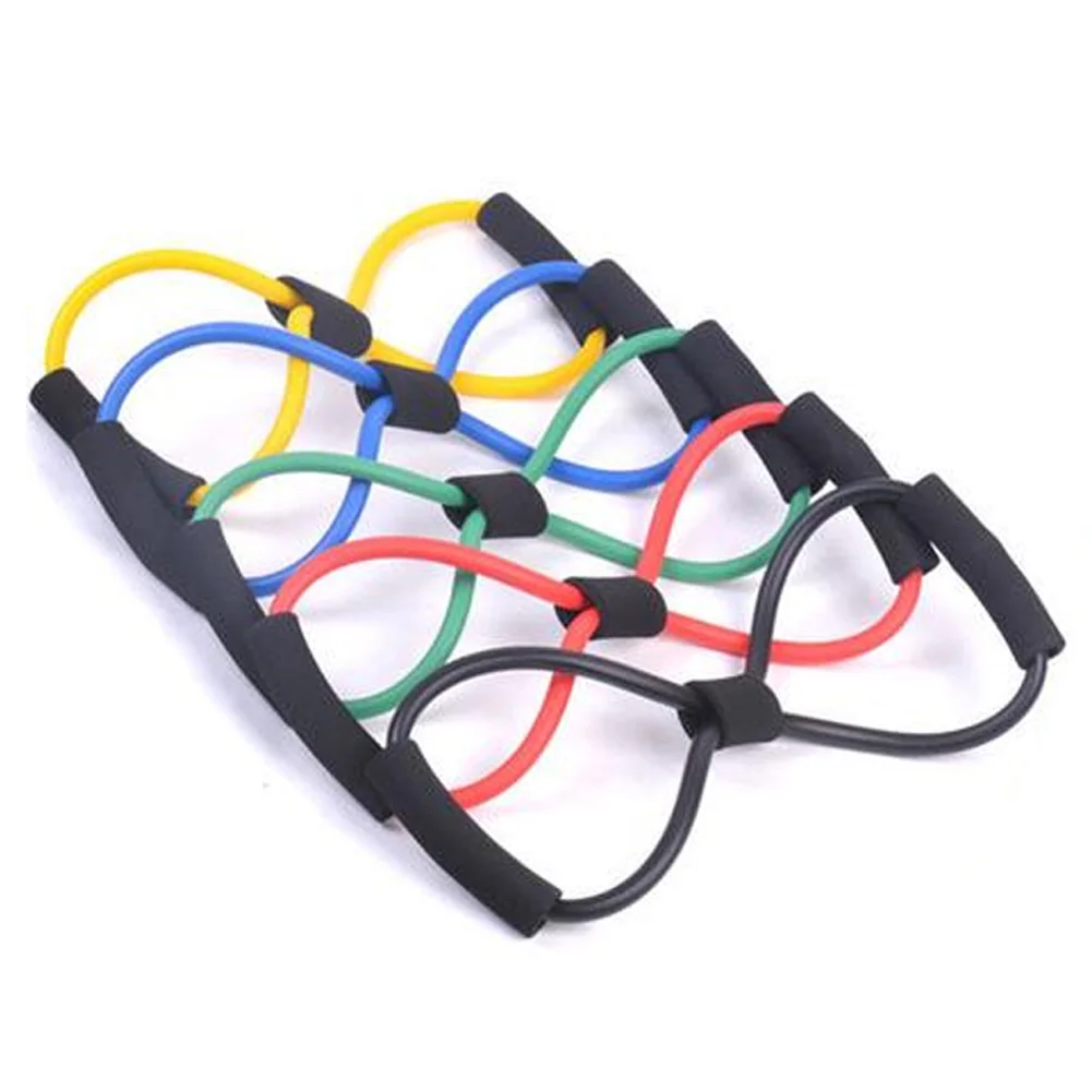 8 Shape Elastic Rubber Sports Yoga Strap Stretch Training Belt Fitness Gym Pilates send in random | Спорт и развлечения