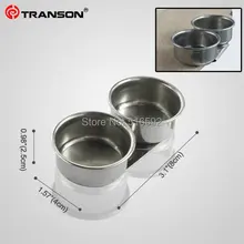 Transon306 из нержавеющей стали двойной большой рот Палитра для рисования чашки, контейнер для масла, тонкой художественной живописи инструмент оптом