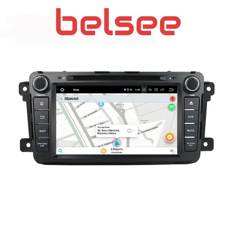 Автомобильный DVD плеер Belsee 8 ядер 4 + 64 ГБ Android 9 0 сенсорный экран автомагнитола