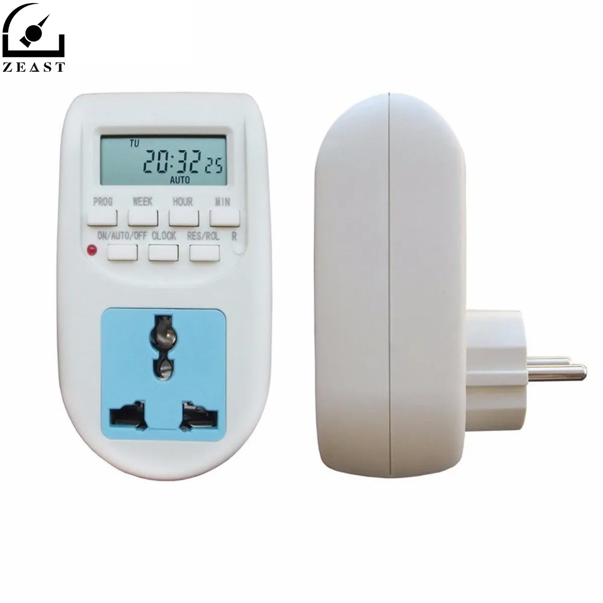 

Timer 220V Multi-functional LCD Digital Socket Timing Outlet Switch EU Plug Home