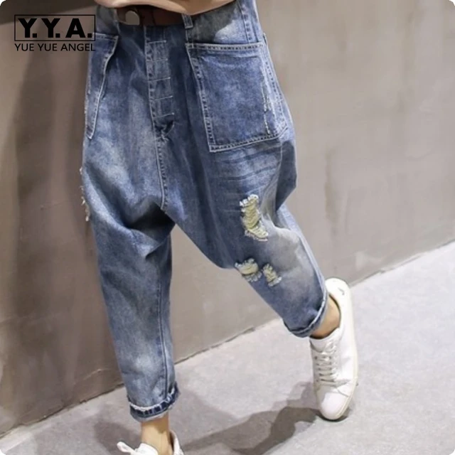 Buy Drop Crotch Jeans Men, Harem Pants Men, Low Crotch Pants, Drop Crotch  Pants Women, Avant Garde Streetwear, Festival Trousers, Ninja Pants Online  in India - Etsy