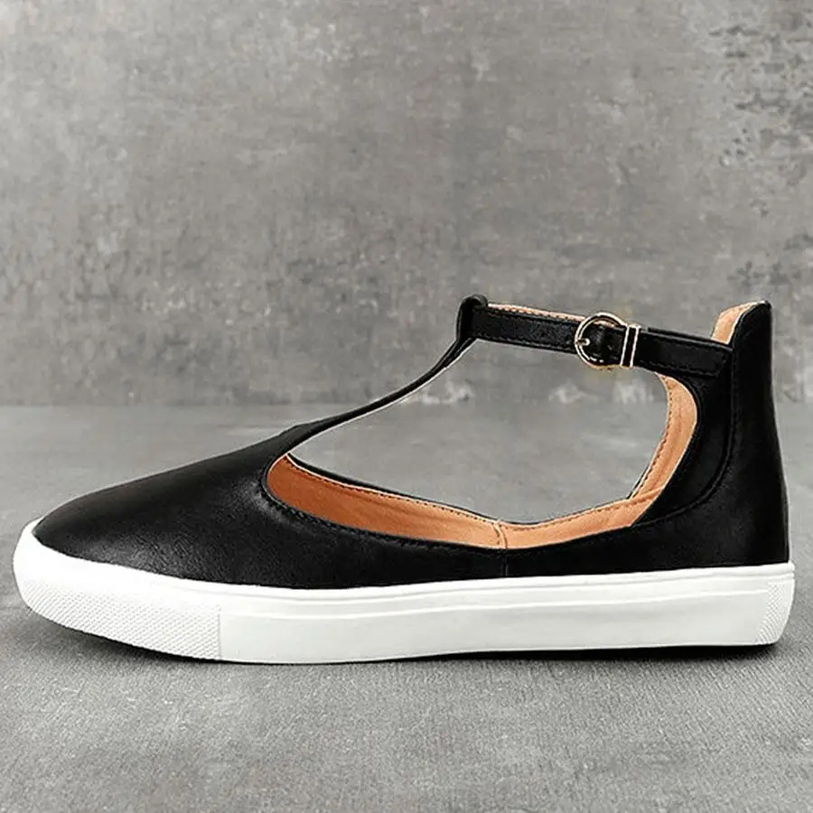 Женские сандалии COSIDRAM летние дышащие туфли на плоской подошве с закрытым носком