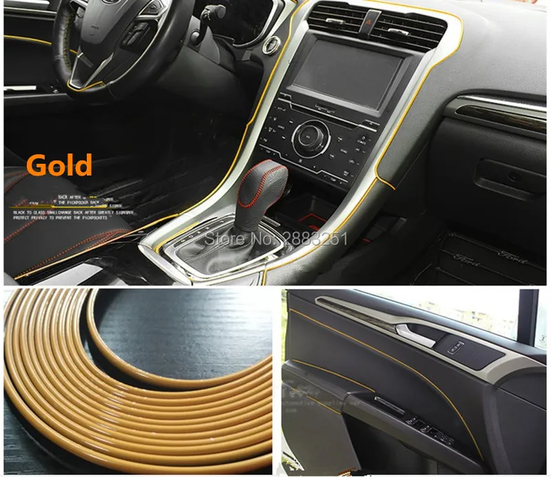 

Update 3 Car styling sticker Insert type Air Outlet Decoration Strip for Porsche cayenne macan key 911 panamera 997 accessories