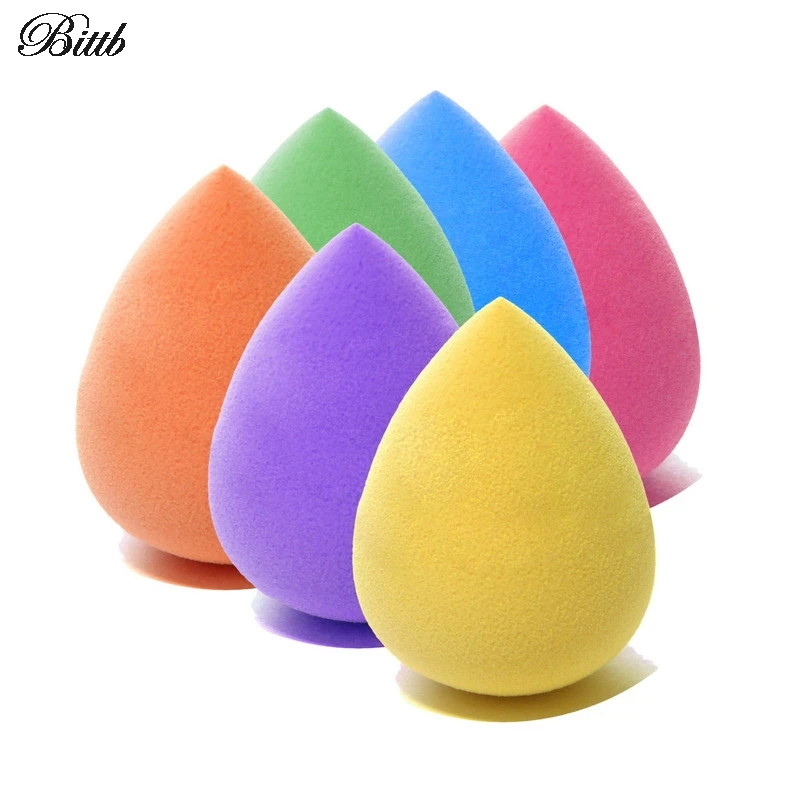 

Bittb 6Pc Makeup Sponge None Latex Grow Bigger Foundation Puff Cosmetic Maquiagem Beauty Essential Powder Dry Wet Sponge