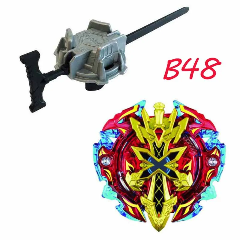 Beyblade Burst игрушки B-117 B-115 с пусковой установкой детский подарок Toupie Bayblade burst Металл Fusion Бог волчок Bey Blade лезвия - Цвет: B-48 No box