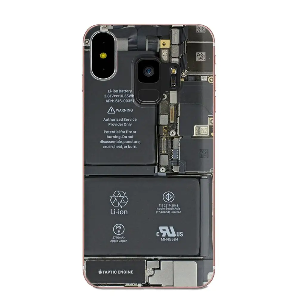 Чип внутренняя плата для Huawei P8 P9 P10 P20 P30 Mate 7 8 9 10 20 Lite Plus Pro 2017 Мягкий ТПУ