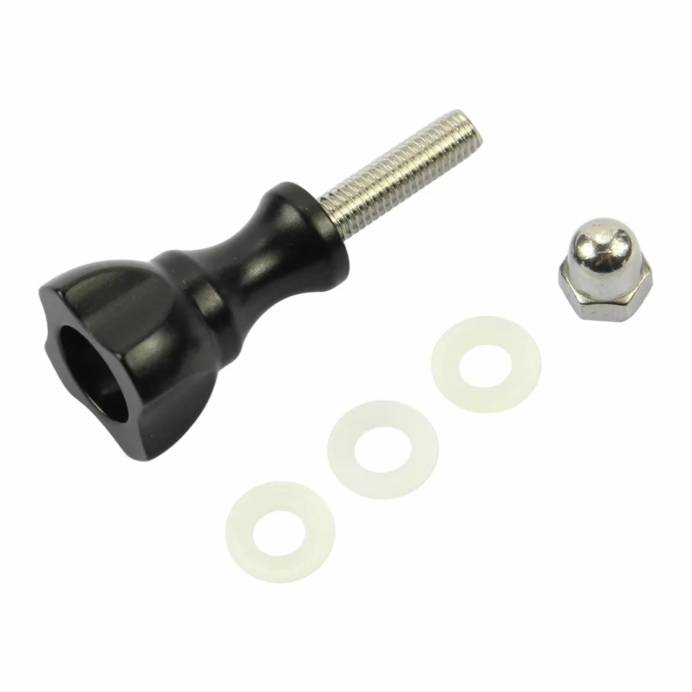 

F06438 1 Piece Colorful CNC Aluminum Thumb Knob Stainless Bolt Nut Screw for GoPro Hero 2 3 3+ 4 Camera