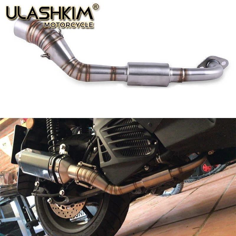 Buy NMAX155 Motorcycle Exhaust Pipe Scooter Front of