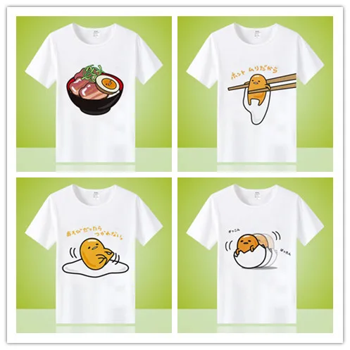 

Cartoon Design T Shirts Cute Gudetama Lazy Egg Yolk T Shirts Kids Clothing Children Anime 3D Print Casual T-Shirt