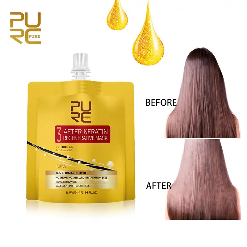Purc After Keratin Treatment Regenerative Hair Mask For Repairs