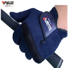 Genuine PGM golf gloves men ST004 Fabric Navy blue luvas golf accessories guante golf glove handschoen