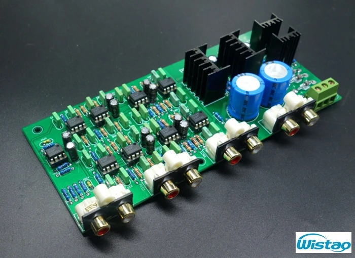 Hi Fi электронный 3 полосный кроссовер PCBA ClassA Power Linkwitz Riley 6 канальный Кроссовер