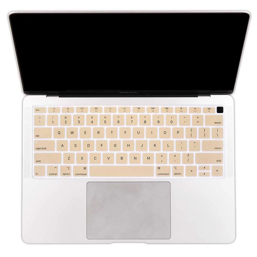 Redlai английская(США) клавиатура крышка облегающий рукав для MacBook Air 13 A1932 с retina fit Touch ID мягкая ТПУ клавиатура протектор