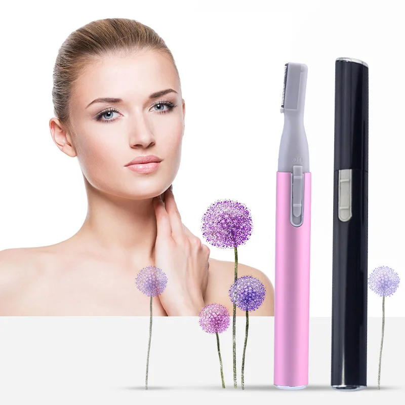 Women Lady Precision Face Eyebrow Trimmer Hair Body Mini Portable Blade