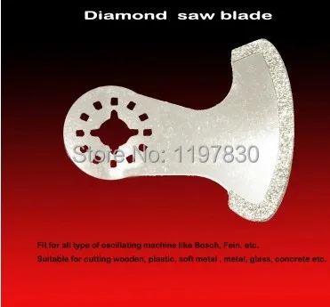 Гальванических крючков типа алмазной пилы для большинства осциллирующих инструментов, как ТЧ, б ОСЧ и Ф ein многофункциональные инструменты
